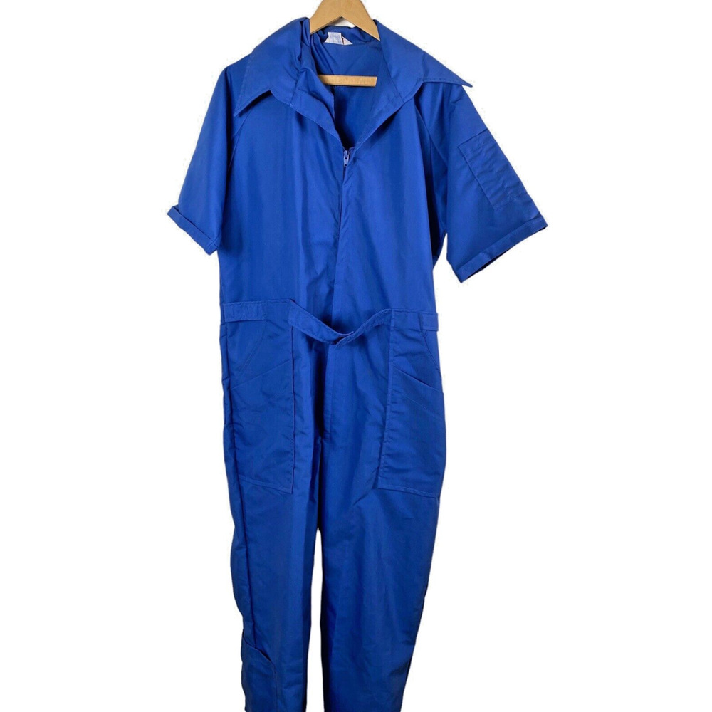 Flight Apparel Coverall Jumpsuit Hammonton Airport New Jersey 44 XL Mens Vintage